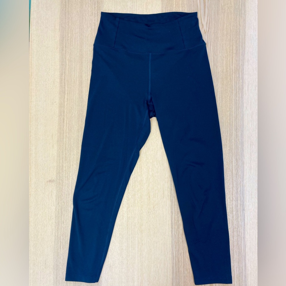 girlfriend collective Midnight Float Cropped High Rise Legging sz Medium